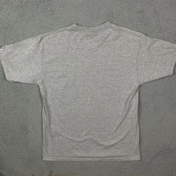 VTG 90s Lee Sport Brett Favre #4 Green Bay Packers NFL Grey T-Shirt USA Size L - Picture 4 of 6